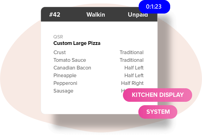 Kitchen Display System - QSR POS