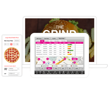 Pizza POS Software Screenshot