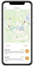 Driver mobile app for restaurant